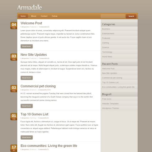 Armadale WordPress Theme