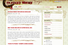 Cracked WordPress Theme