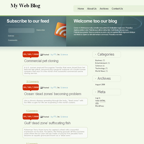EcoPress WordPress Teması