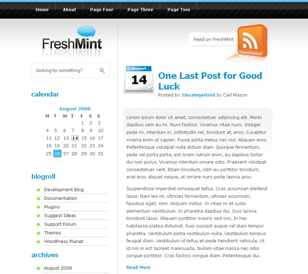 Freshmint Theme