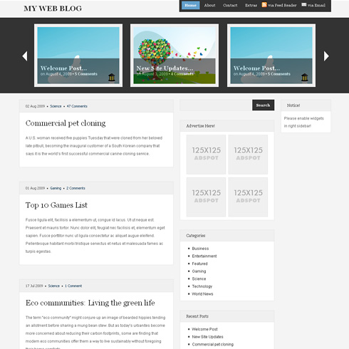 Magazineshack WordPress Theme