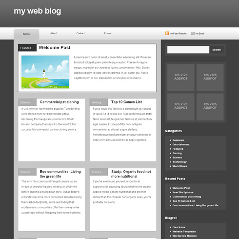 Misty WordPress Theme