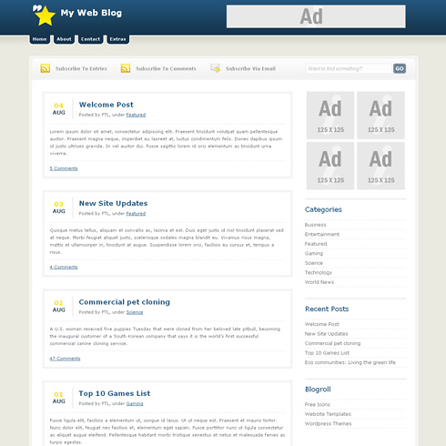 Omic WordPress Theme