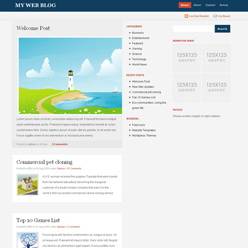 SubLime WordPress Theme