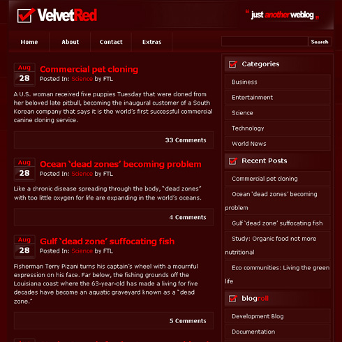 VelvetRed Theme