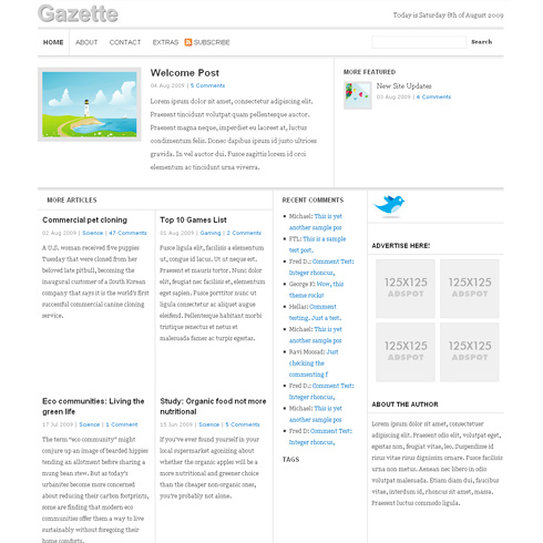 Gazette WordPress Theme