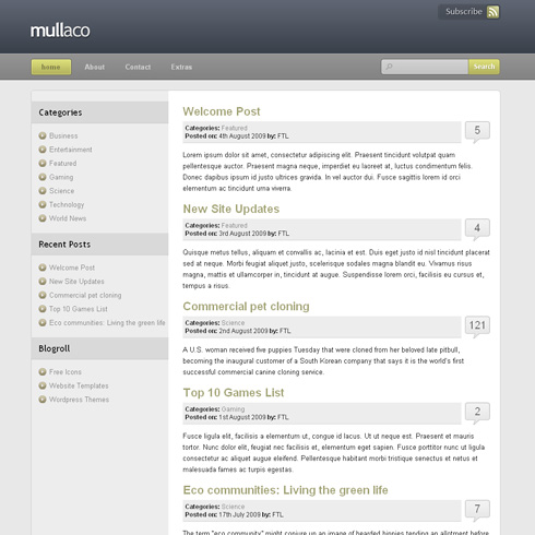 Mullaco WordPress Theme