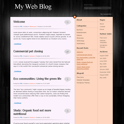 NightGate WordPress Theme