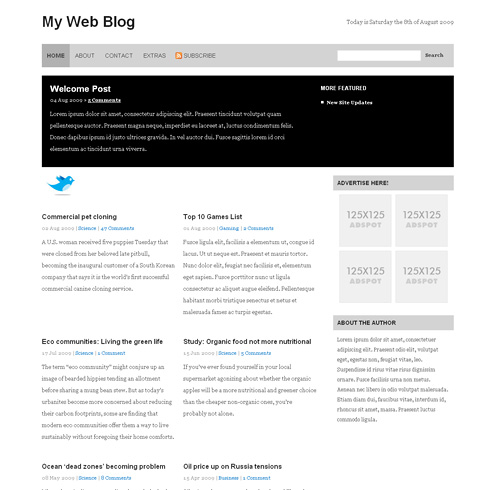 UpRight WordPress Theme